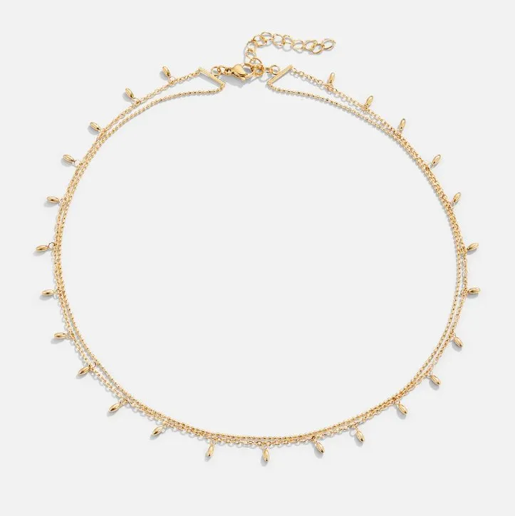 Lena Crystal Drop Necklace