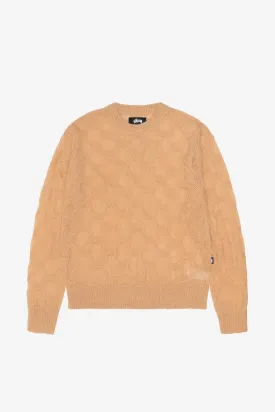 Loose Knit Cross Cable