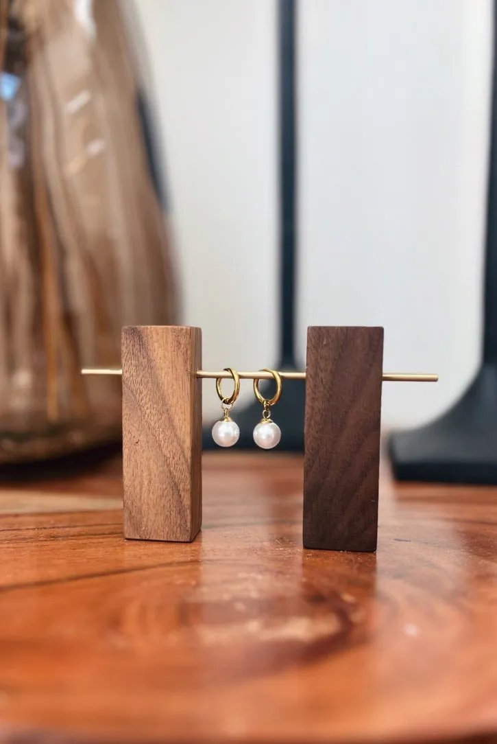 Luna Pearl Drop Earrings