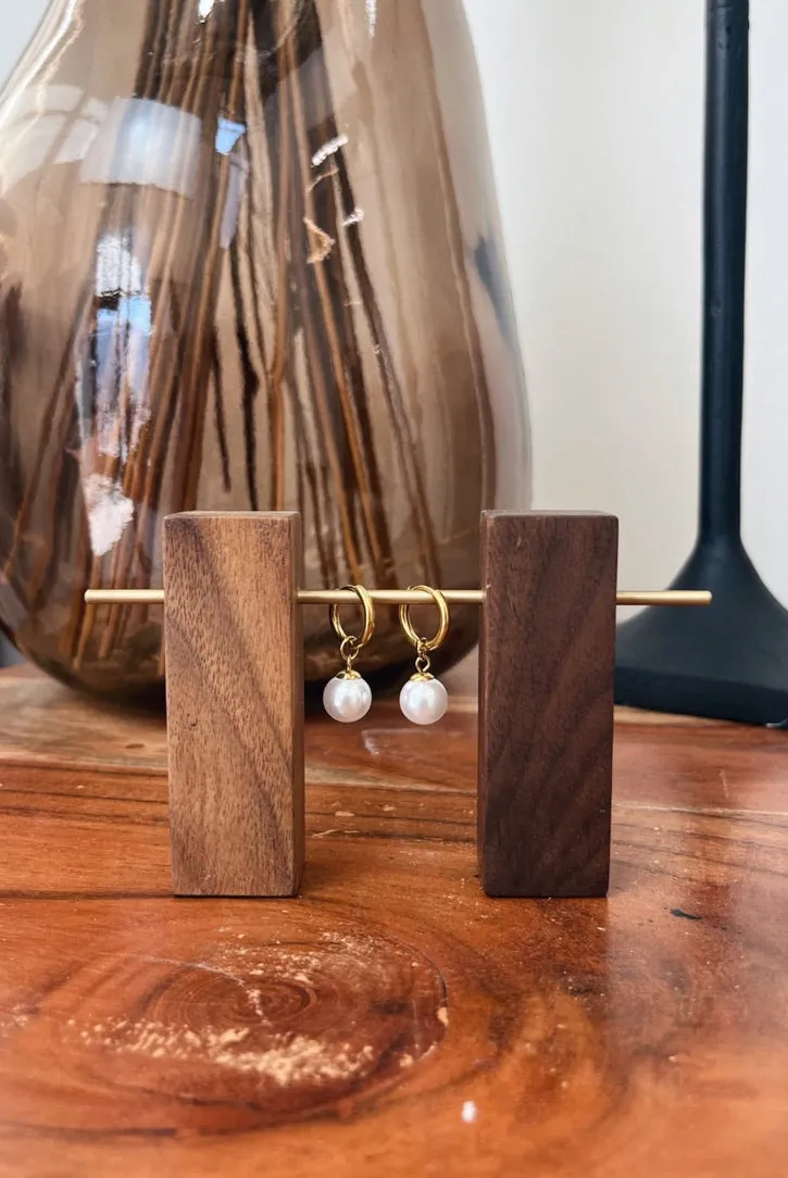 Luna Pearl Drop Earrings
