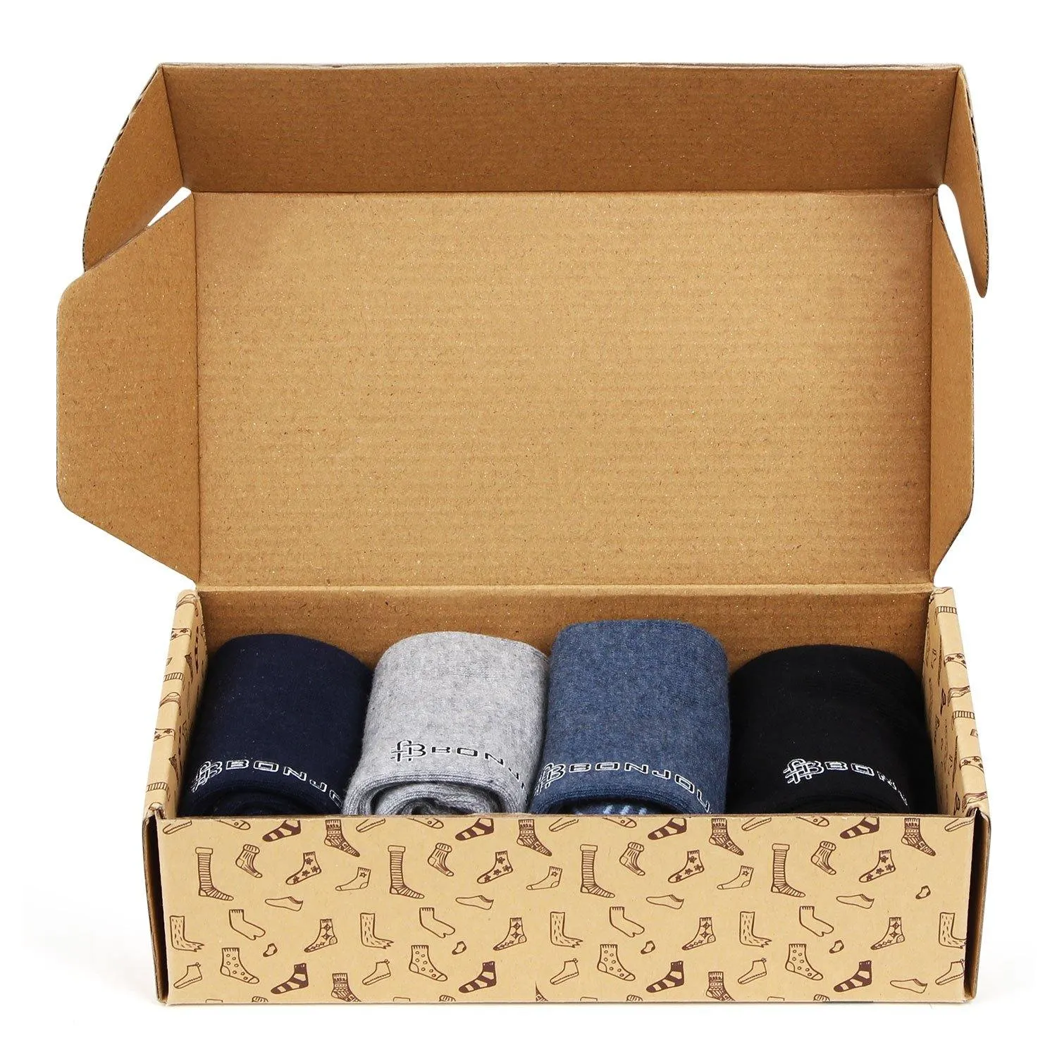 Men Formal Ankle Length Business/ Office Socks-Pack Of 4