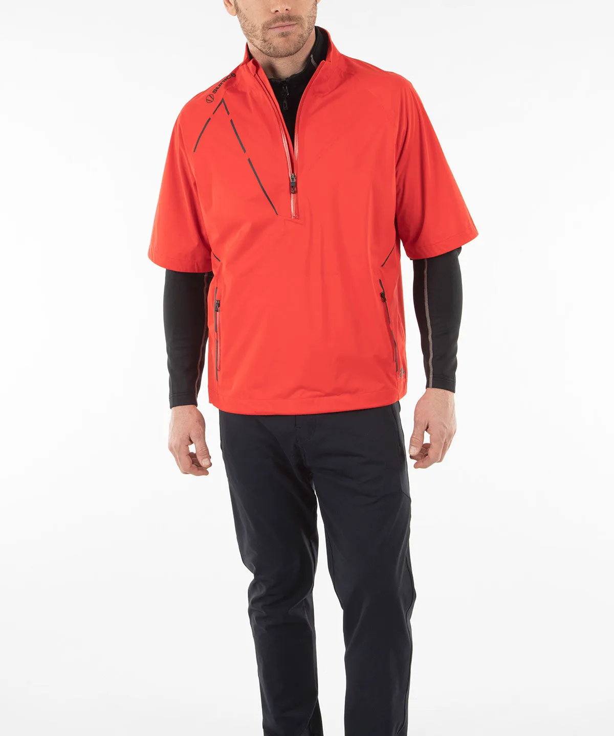 Men's Sullivan Zephal Flextech Waterproof Ultra-Stretch Short-Sleeve Pullover