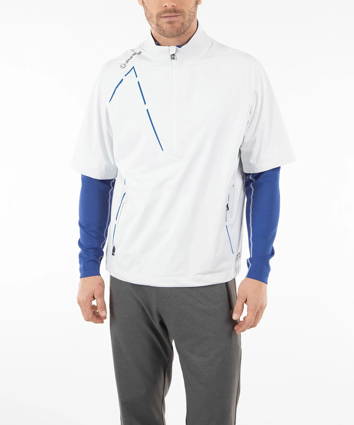 Men's Sullivan Zephal Flextech Waterproof Ultra-Stretch Short-Sleeve Pullover