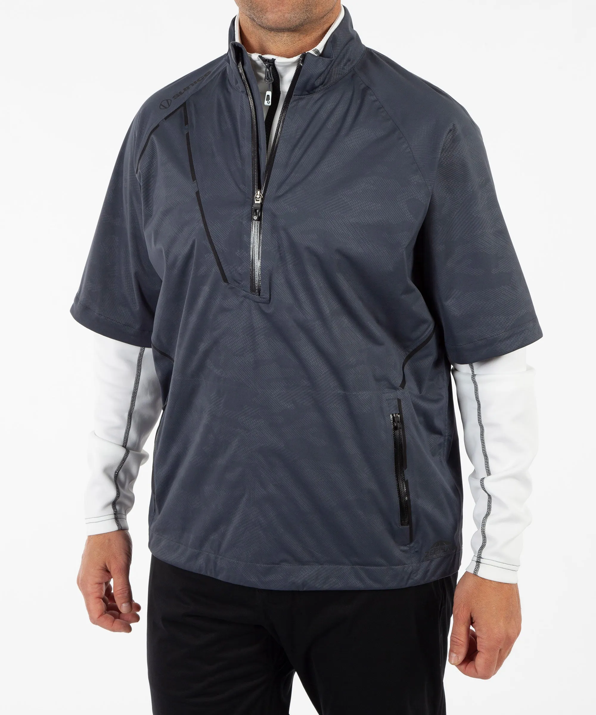 Men's Sullivan Zephal Flextech Waterproof Ultra-Stretch Short-Sleeve Pullover