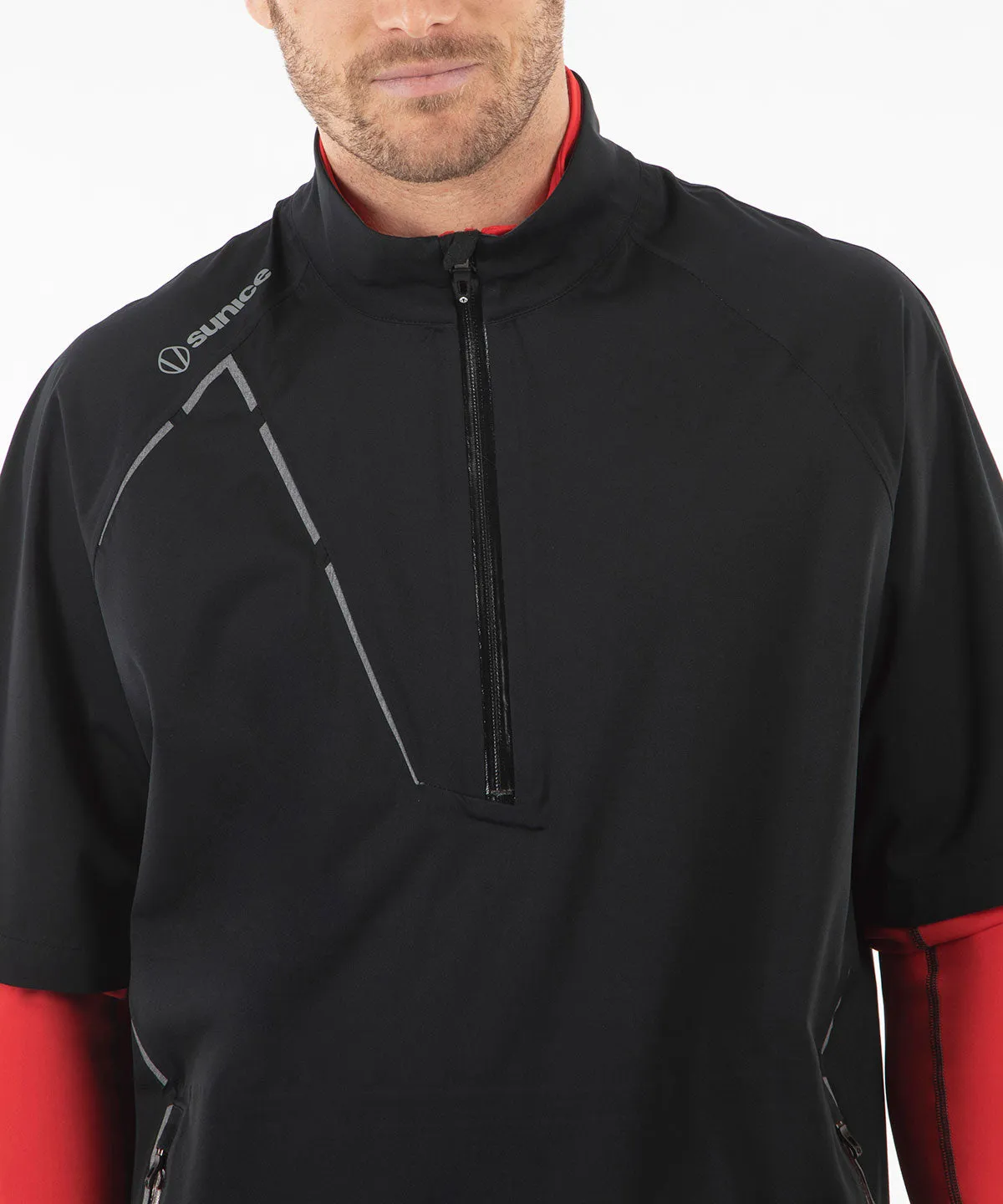 Men's Sullivan Zephal Flextech Waterproof Ultra-Stretch Short-Sleeve Pullover