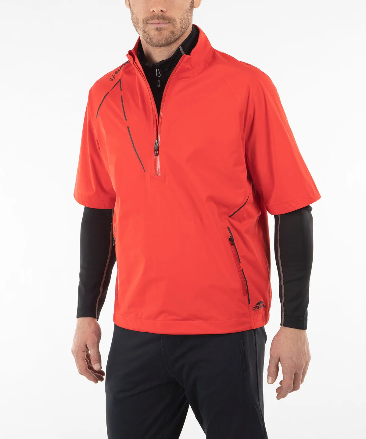 Men's Sullivan Zephal Flextech Waterproof Ultra-Stretch Short-Sleeve Pullover