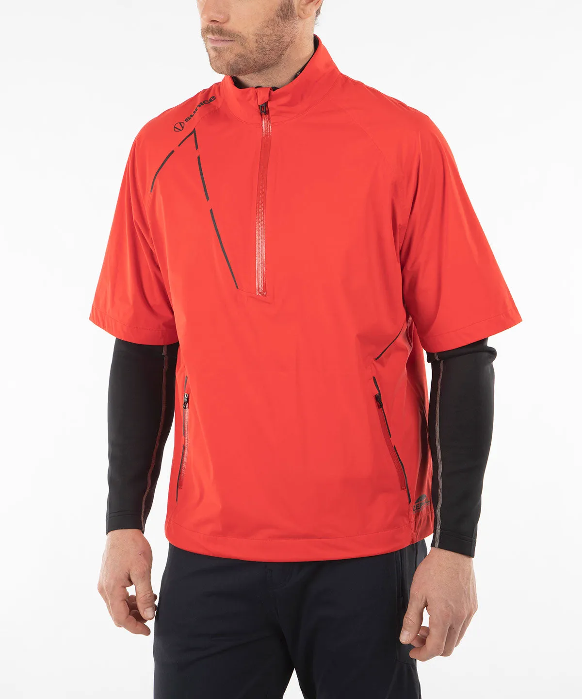 Men's Sullivan Zephal Flextech Waterproof Ultra-Stretch Short-Sleeve Pullover