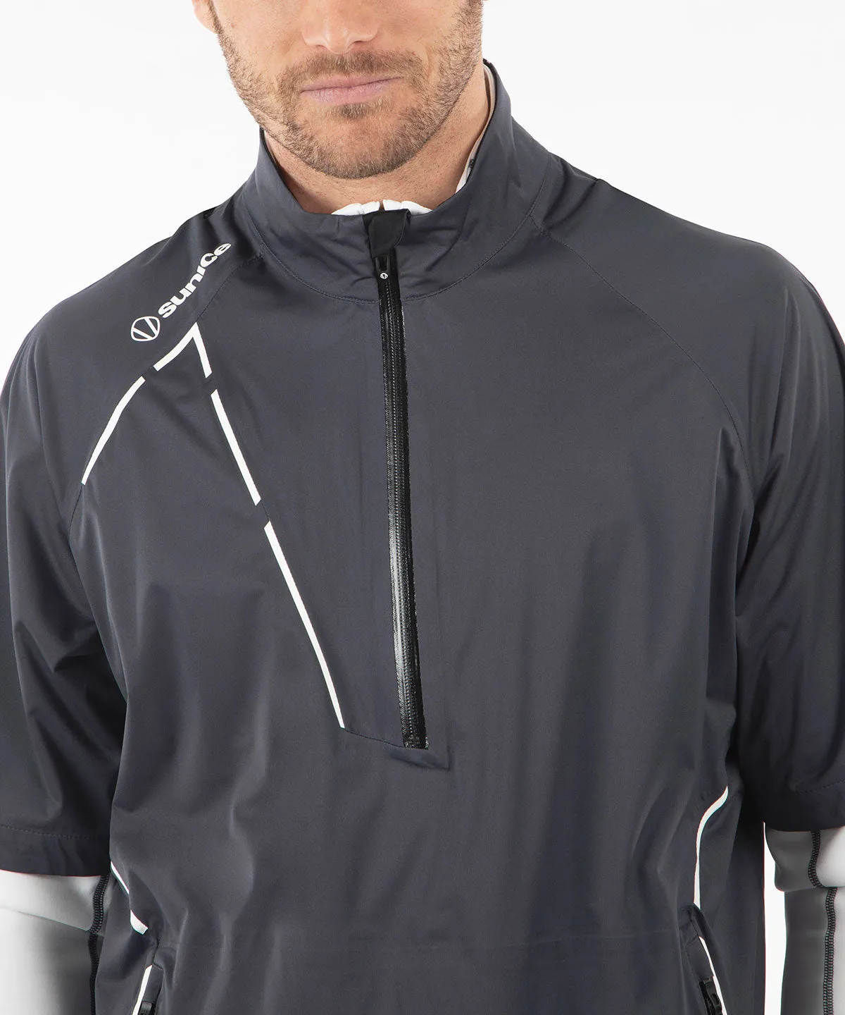 Men's Sullivan Zephal Flextech Waterproof Ultra-Stretch Short-Sleeve Pullover