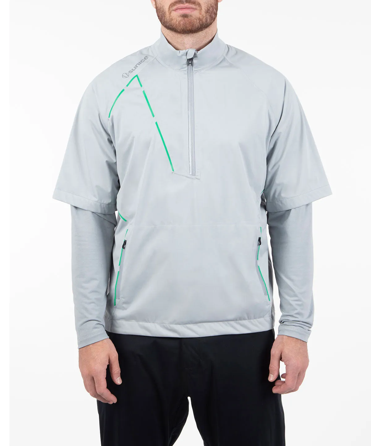 Men's Sullivan Zephal Flextech Waterproof Ultra-Stretch Short-Sleeve Pullover
