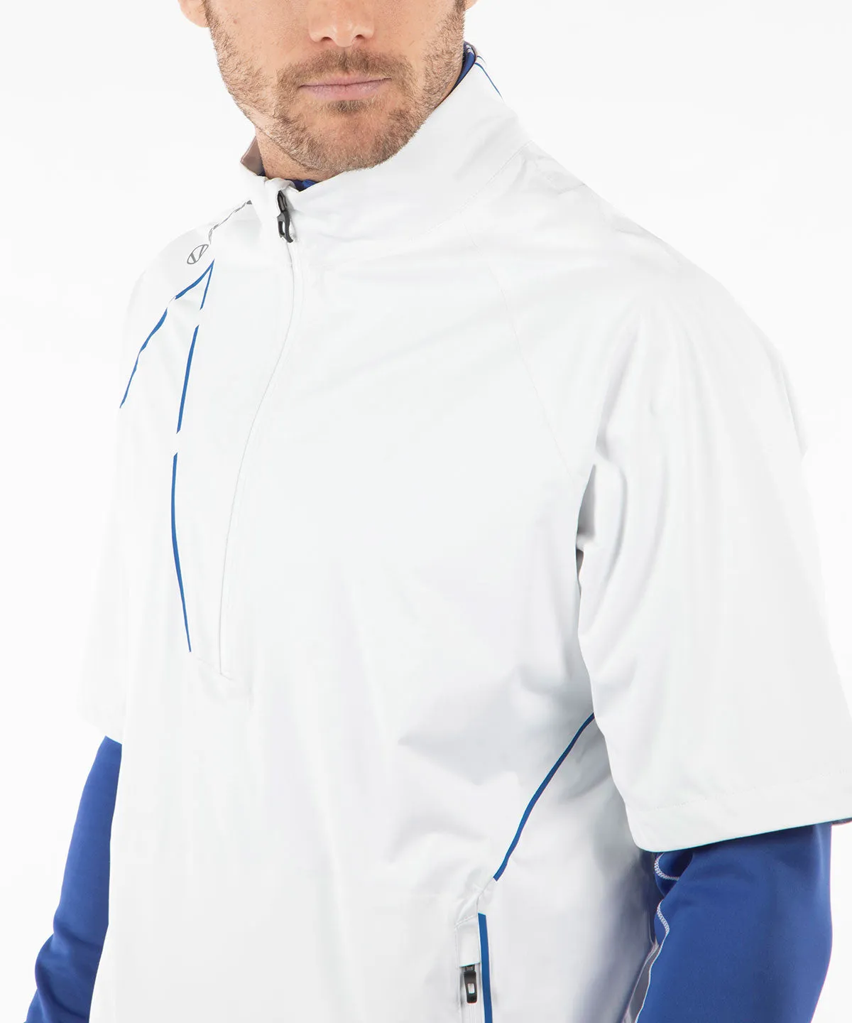 Men's Sullivan Zephal Flextech Waterproof Ultra-Stretch Short-Sleeve Pullover