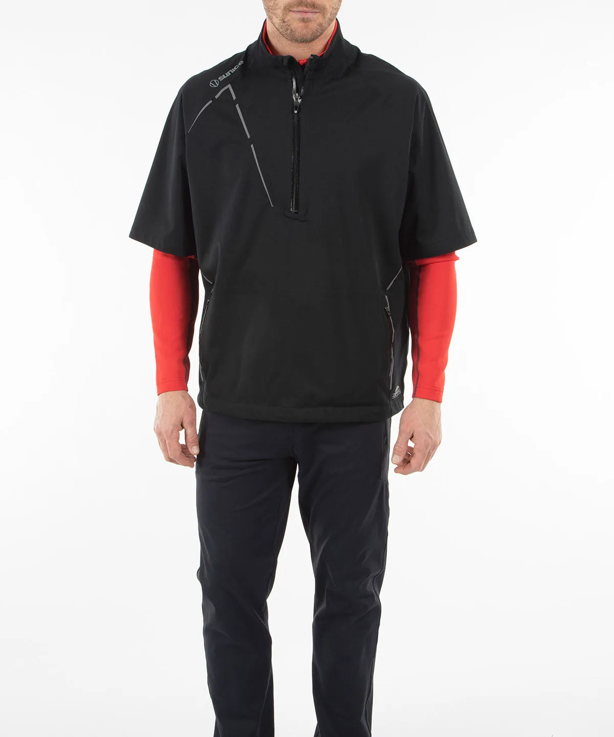 Men's Sullivan Zephal Flextech Waterproof Ultra-Stretch Short-Sleeve Pullover