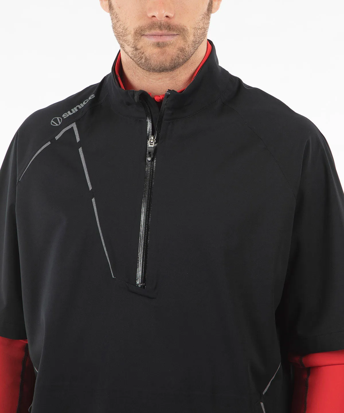 Men's Sullivan Zephal Flextech Waterproof Ultra-Stretch Short-Sleeve Pullover
