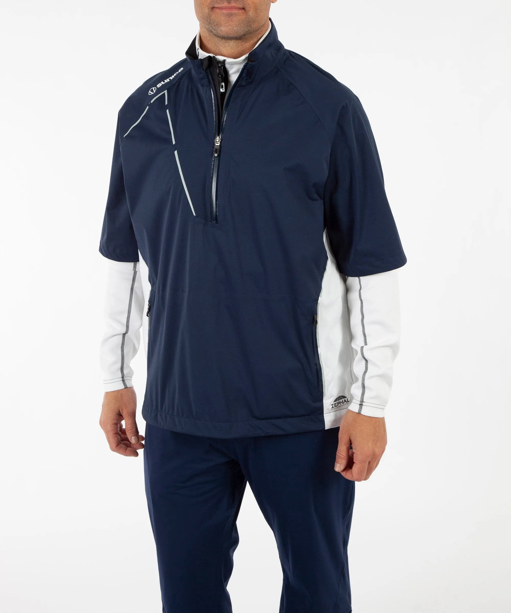 Men's Sullivan Zephal Flextech Waterproof Ultra-Stretch Short-Sleeve Pullover