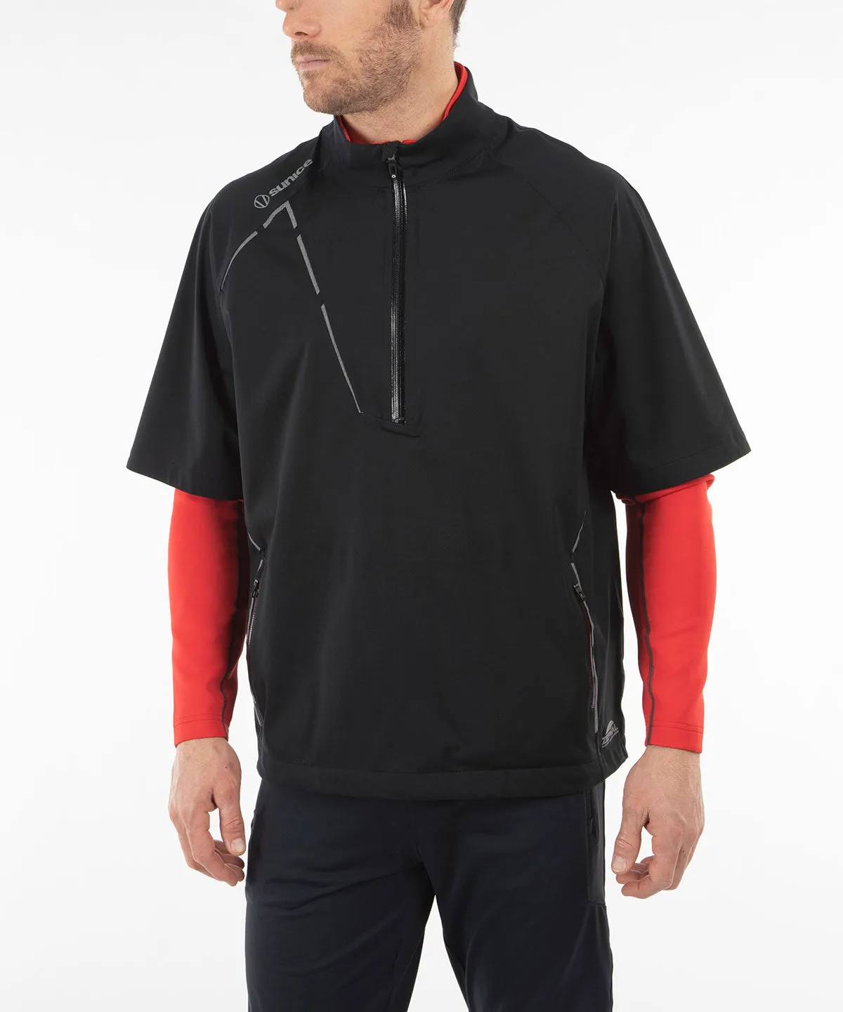 Men's Sullivan Zephal Flextech Waterproof Ultra-Stretch Short-Sleeve Pullover