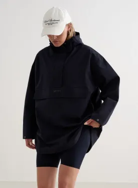 Navy Waterproof Oversized Anorak