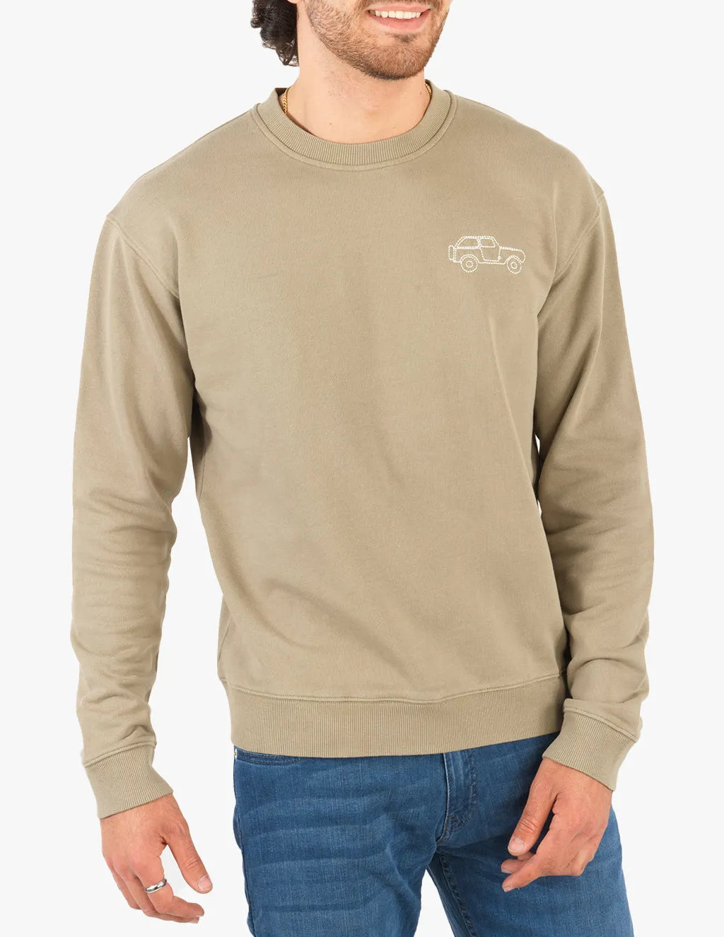 OLIVE JEEP CREW