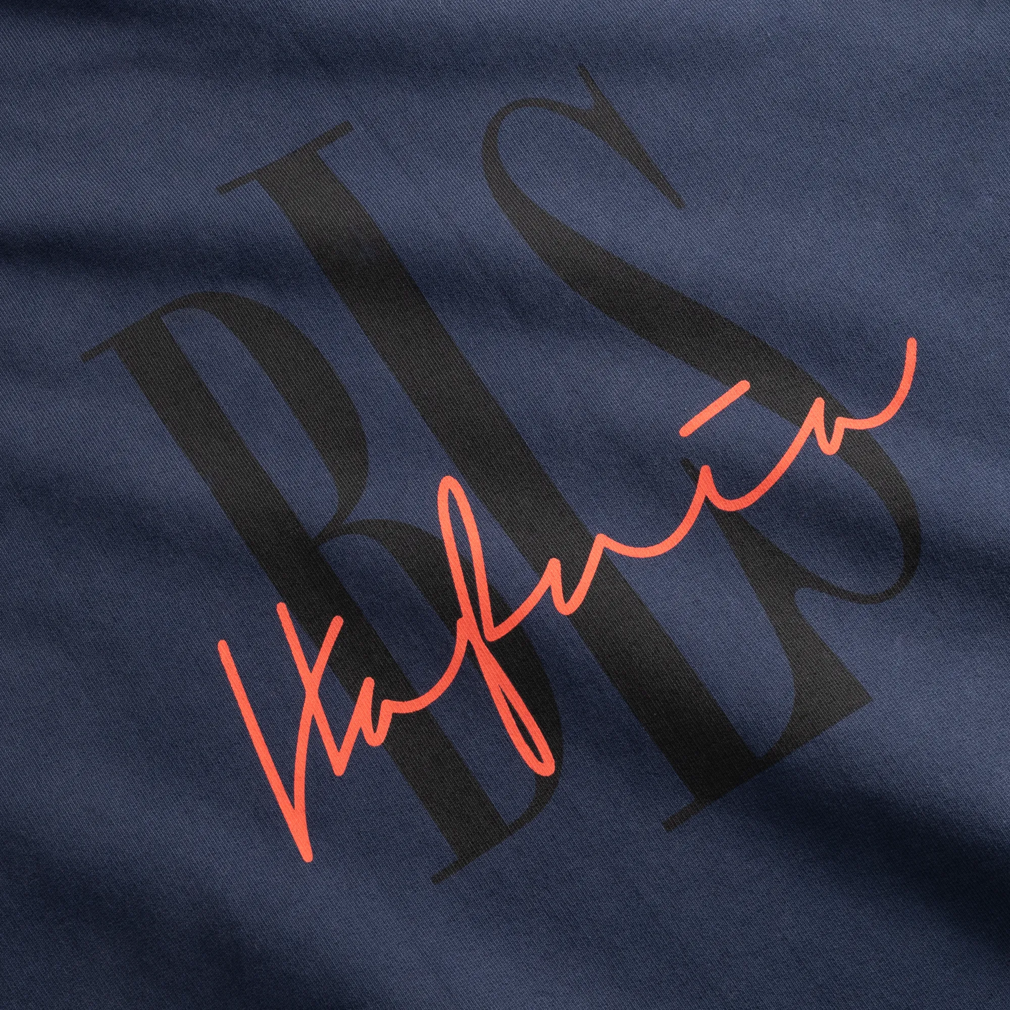 Outline Logo Crewneck Washed - Navy