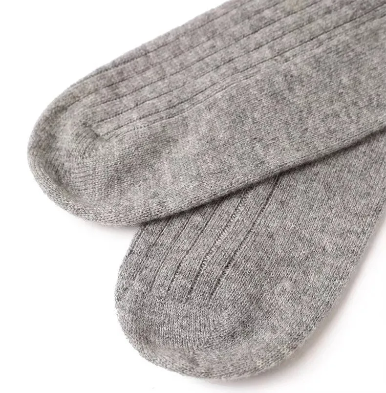 Over-The-Knee Cashmere Socks