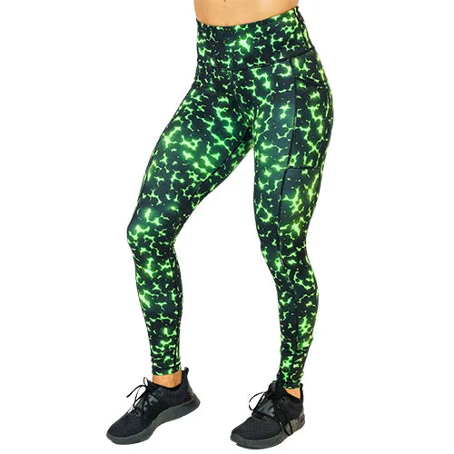 Radioactive Leggings | Green