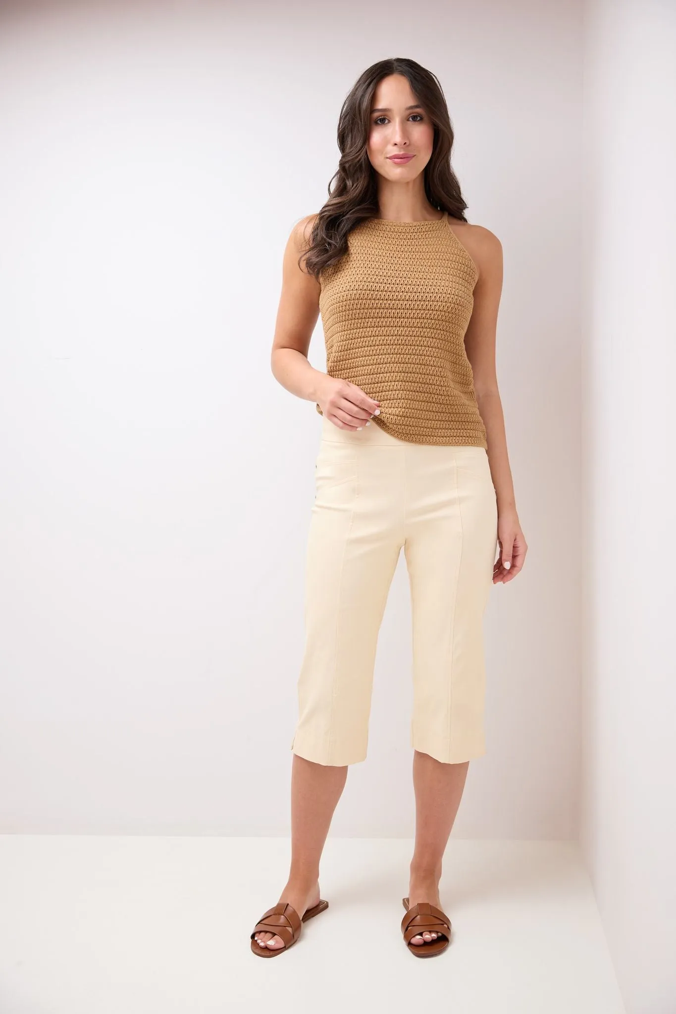 Rekucci EcoCosy Ease Into Comfort Capri with Seams