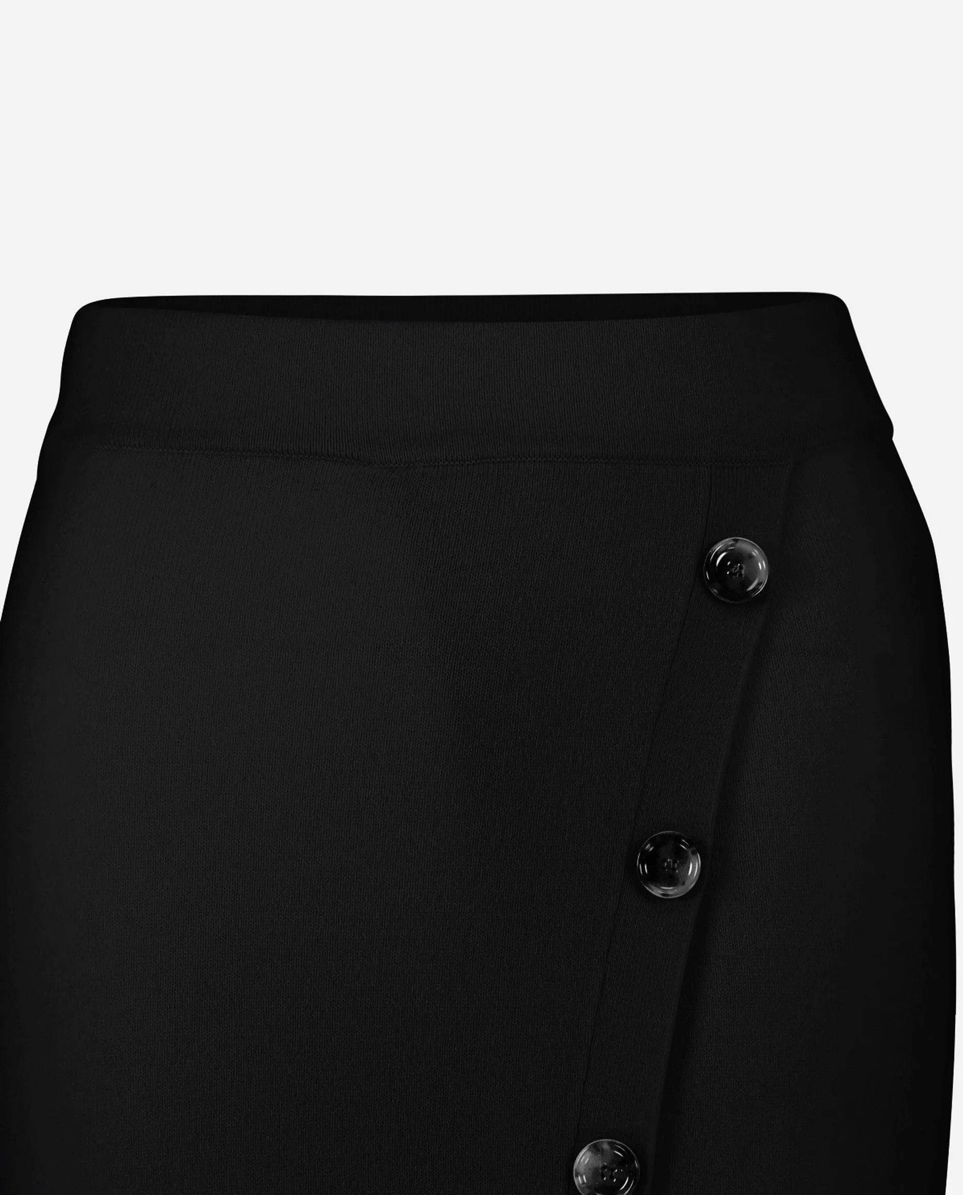 Rock aus Cashmere-Mischung in Schwarz