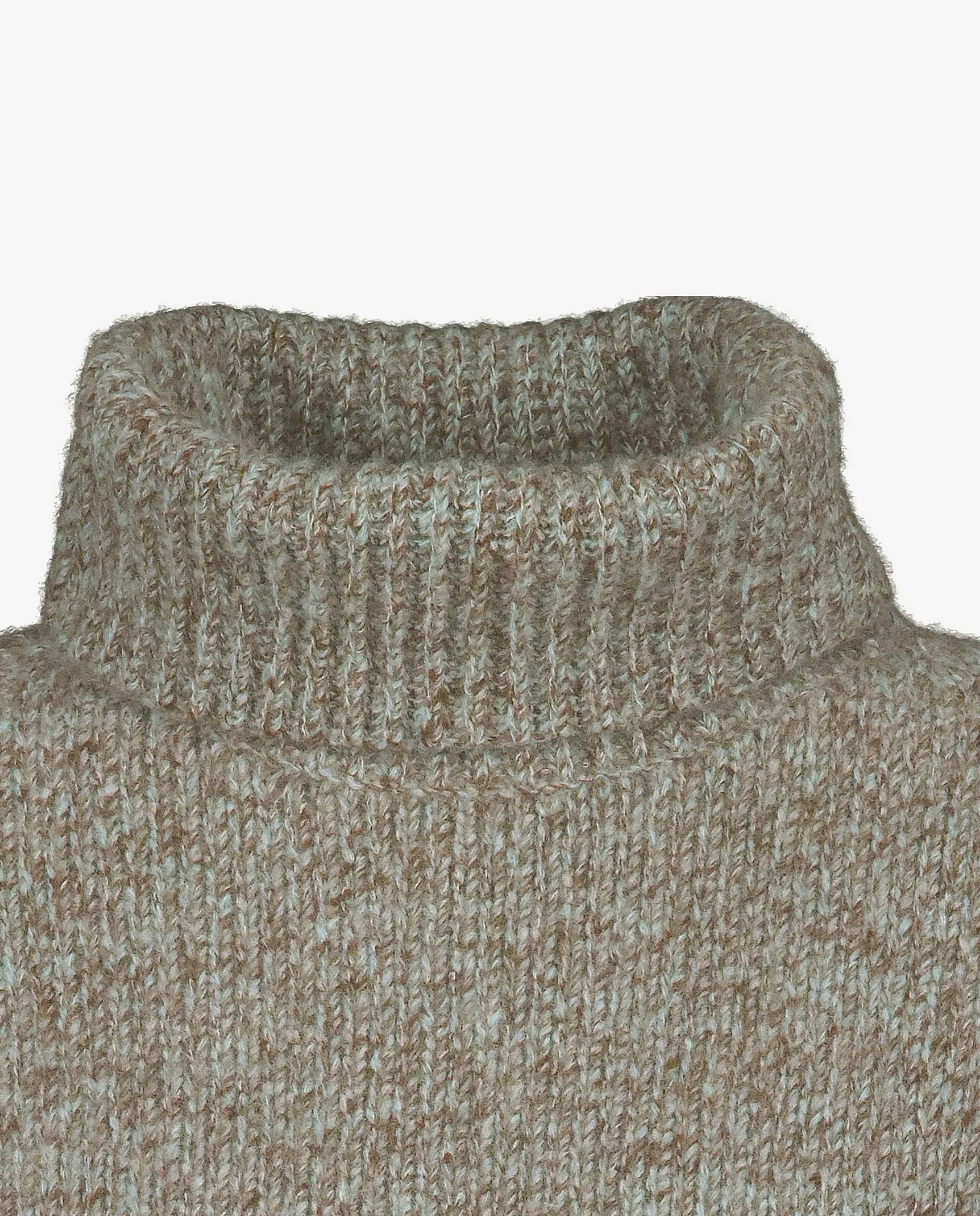 Rollkragen Pullover aus Cashmere in Beige