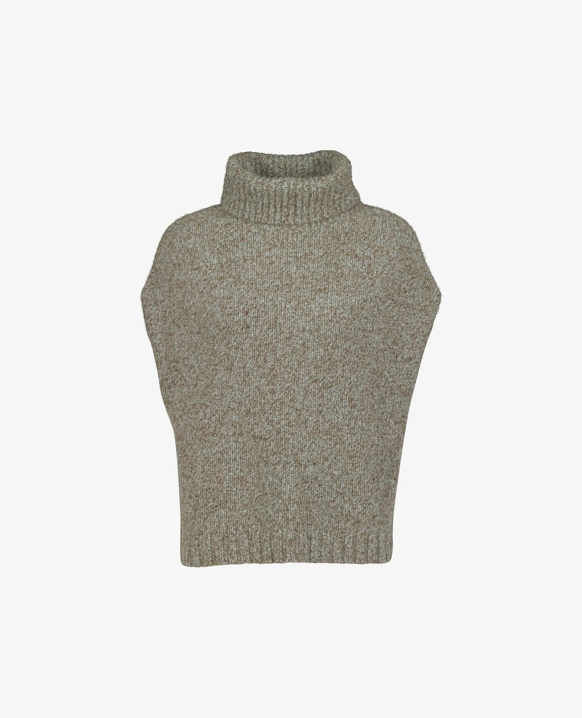 Rollkragen Pullover aus Cashmere in Beige