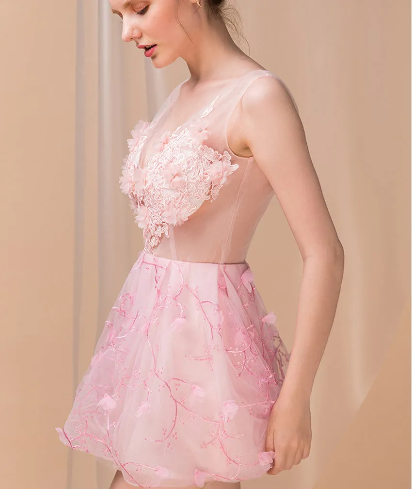 Ruth Sleeveless Patchwork Tulle A-line Dress
