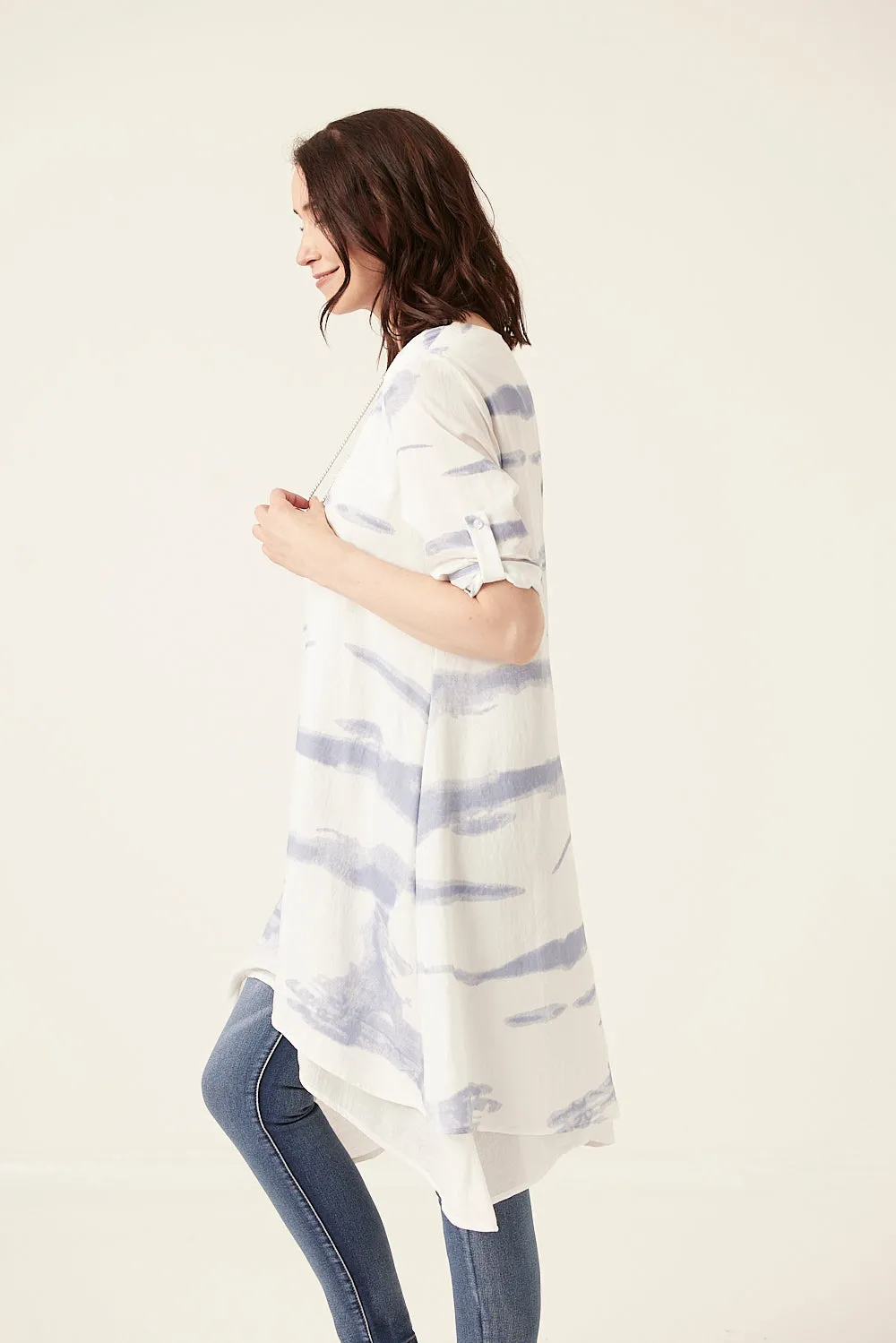 Saloos A-line Silhouette Dress with Necklace