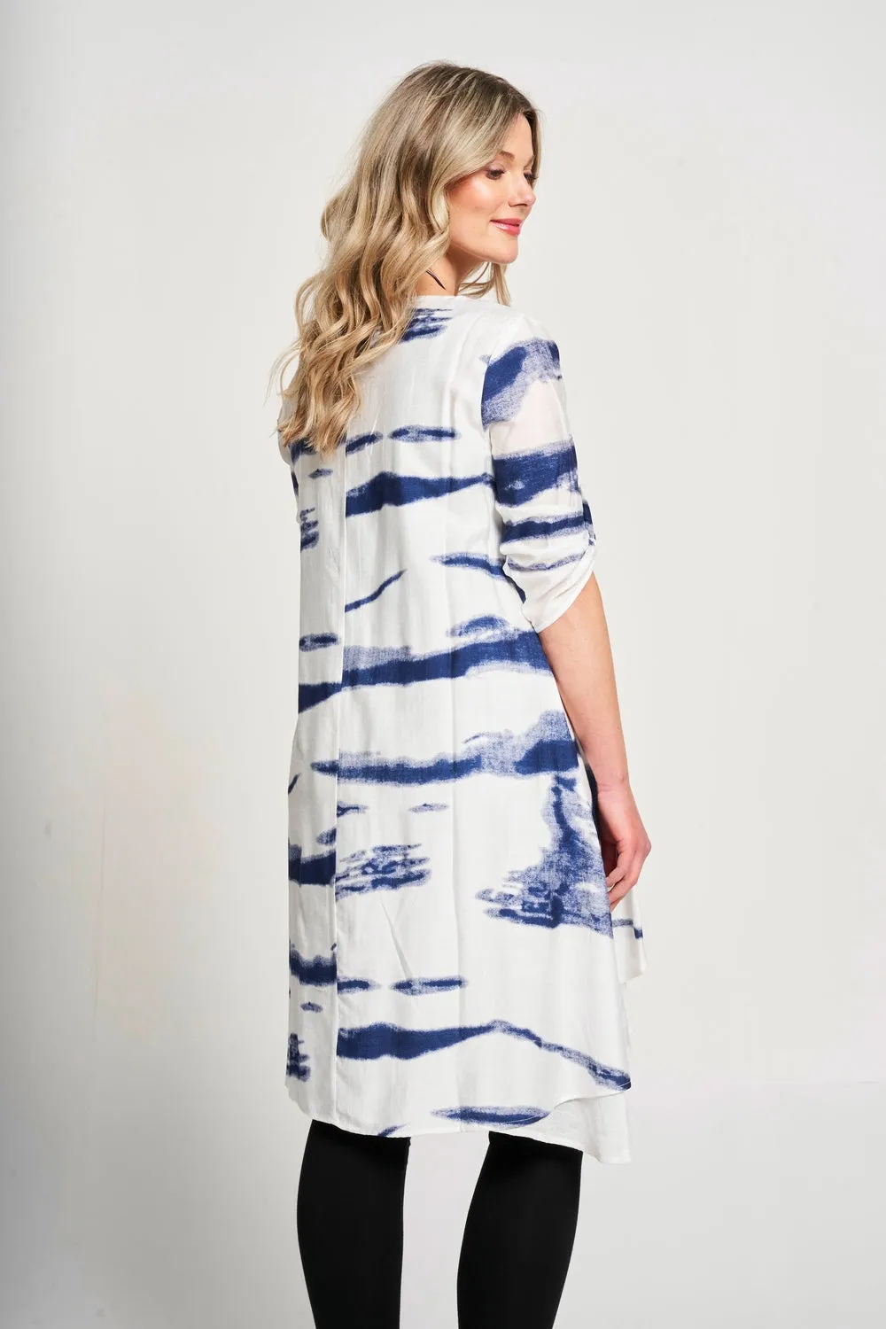 Saloos A-line Silhouette Dress with Necklace
