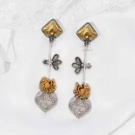 Saraa Dual Tone Earrings
