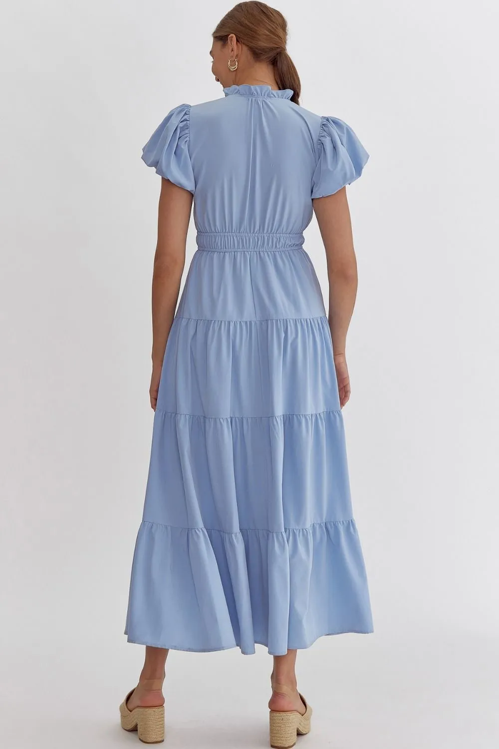 Sashay My Way Midi - Chambray