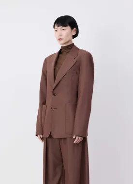 SINGLE BREASTED FITTED TAILORED JACKET