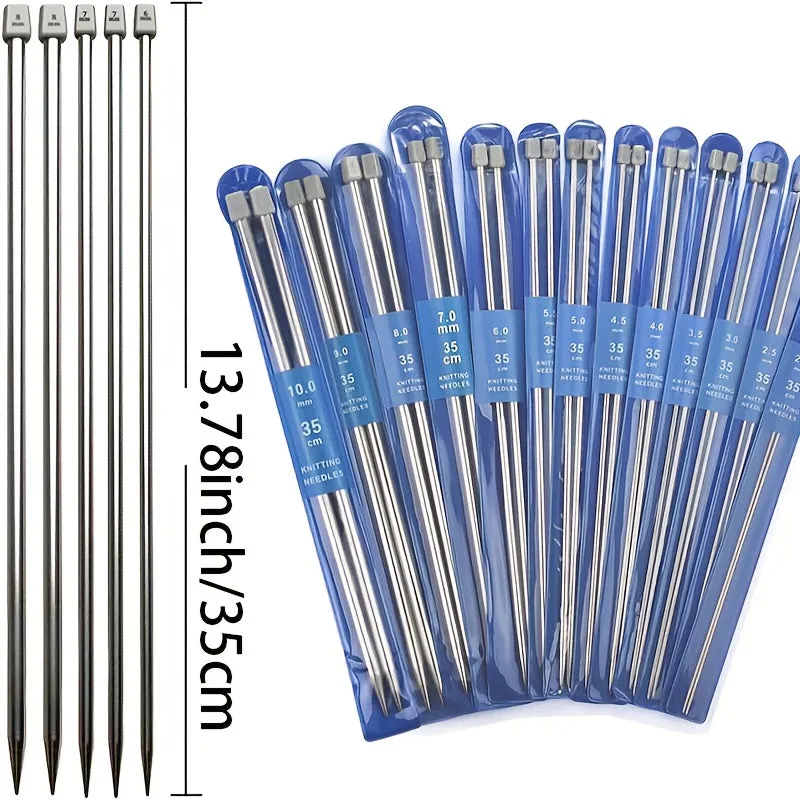 Stainless Steel Knitting Needles Set for Sweater Making