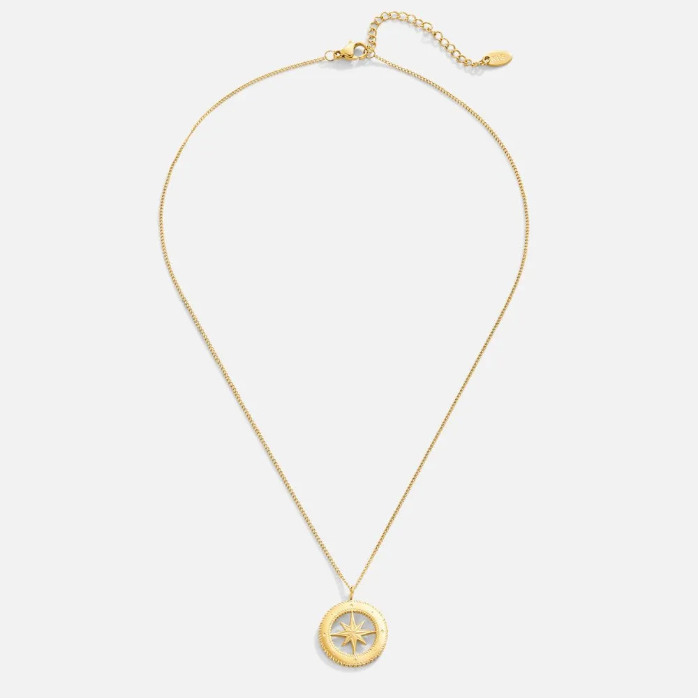 Starburst Gold Coin Necklace