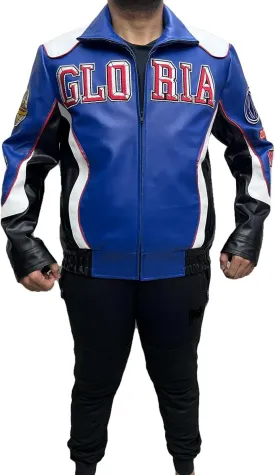 Super B Not Like Us KL Gloria Biker Bomber Real Leather Jacket