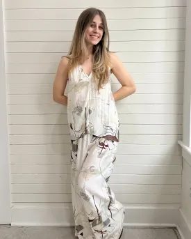 Twill Flowy Top