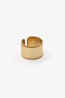 Waterproof Hammered Ring Band