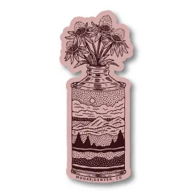 Wildflower Can Sticker