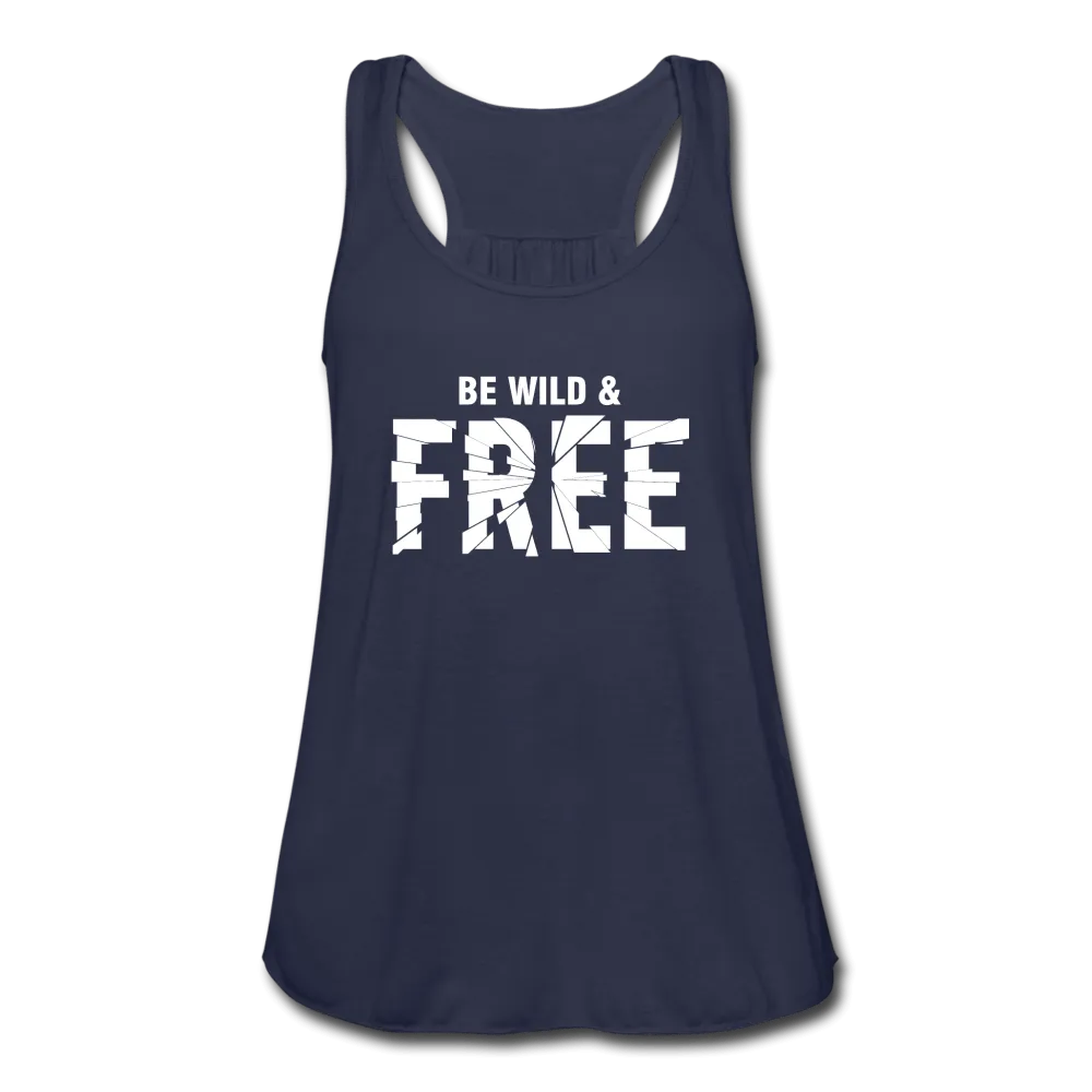 Women's Flowy Be Wild & Free Tank Top