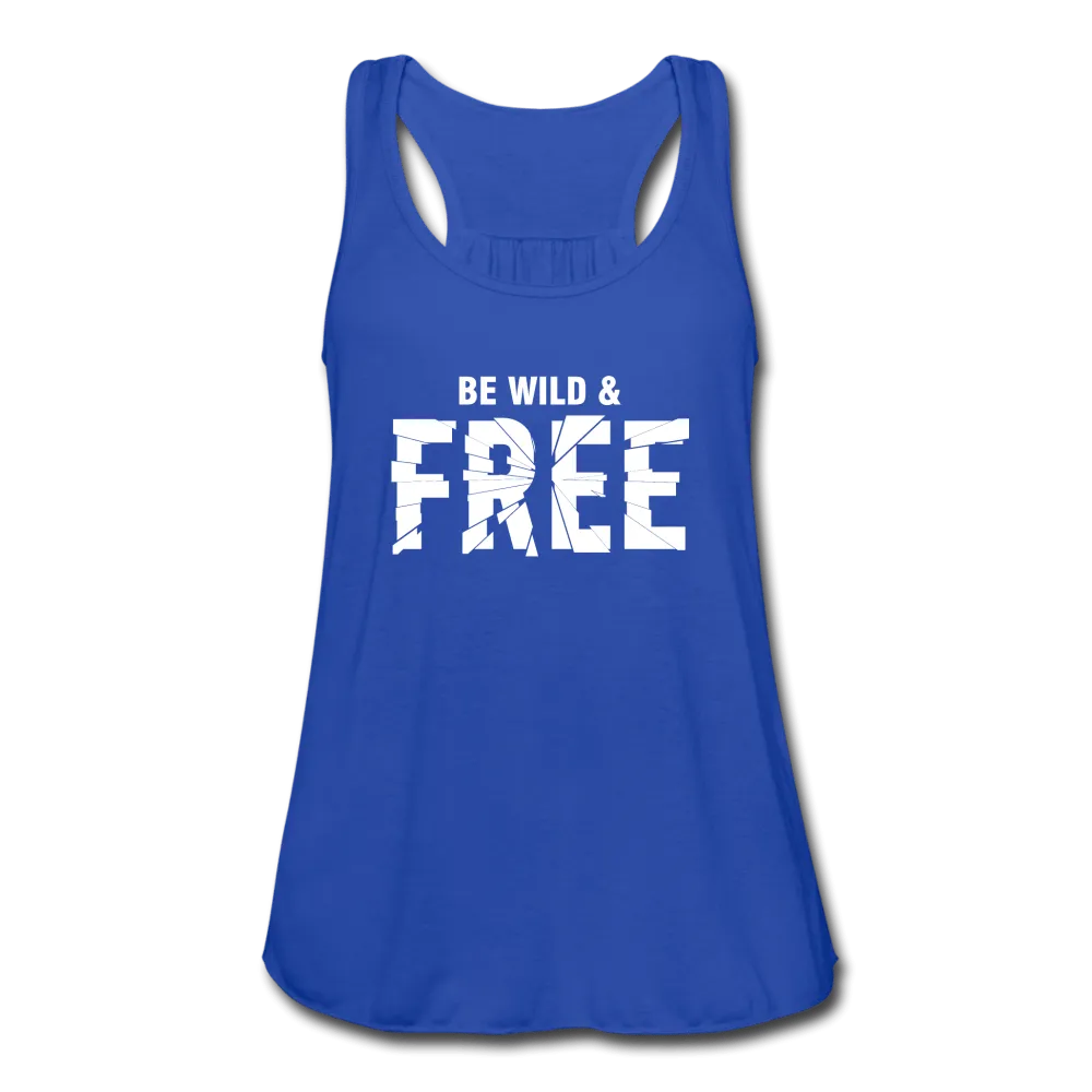 Women's Flowy Be Wild & Free Tank Top