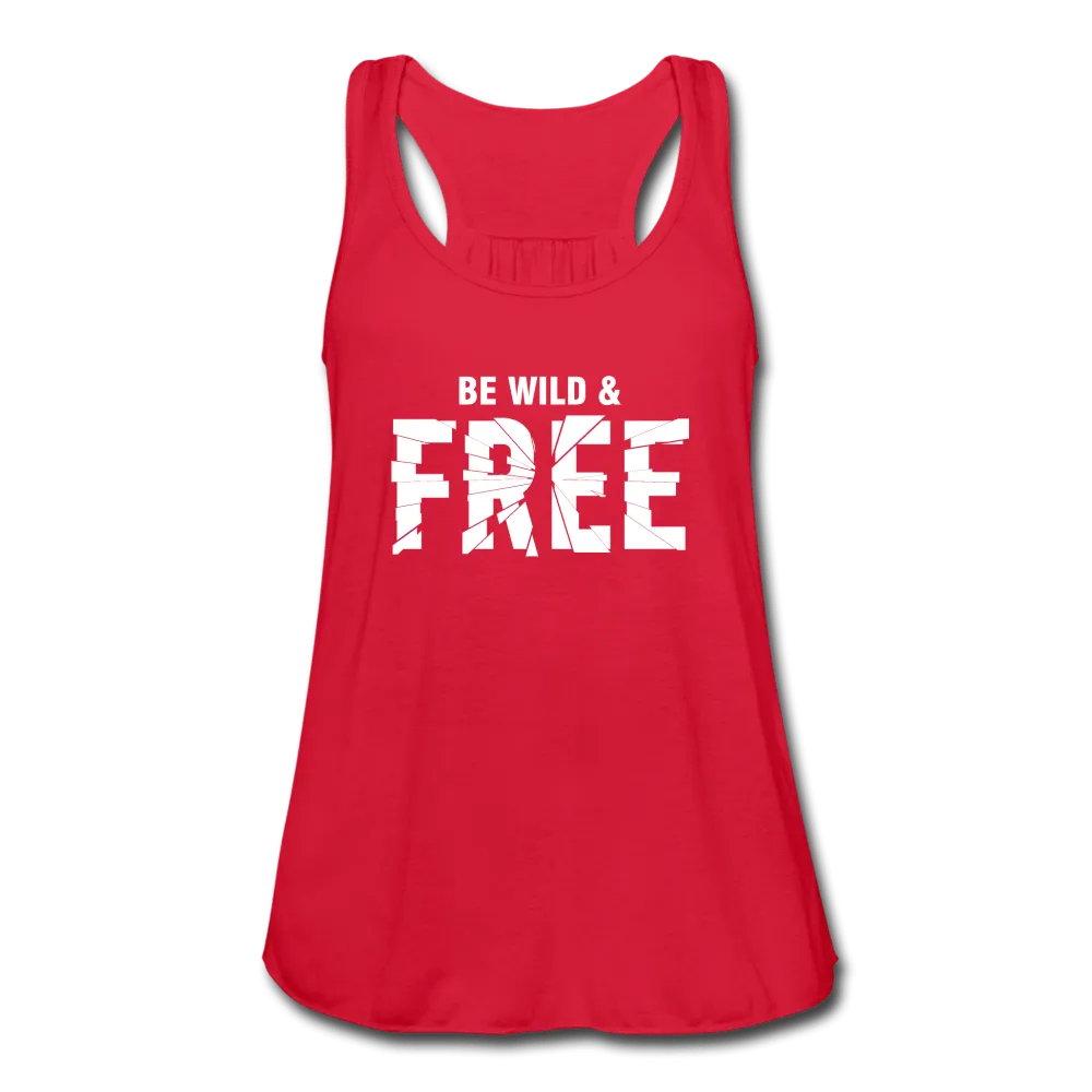 Women's Flowy Be Wild & Free Tank Top