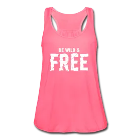 Women's Flowy Be Wild & Free Tank Top