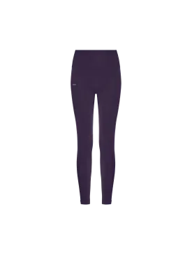 Women's Plant-Stretch Compressive Leggings—Blackberry Purple